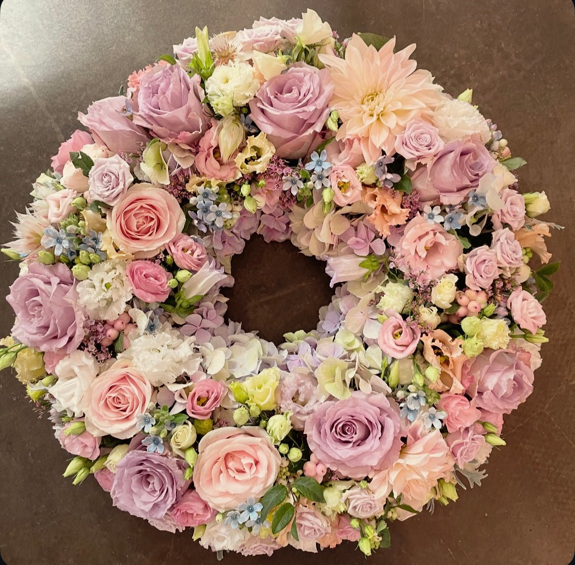 Krans - Frk. Mollies Blomsterværksted