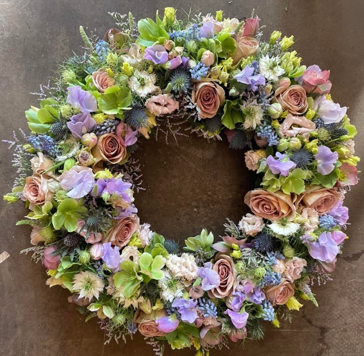 Krans - Frk. Mollies Blomsterværksted