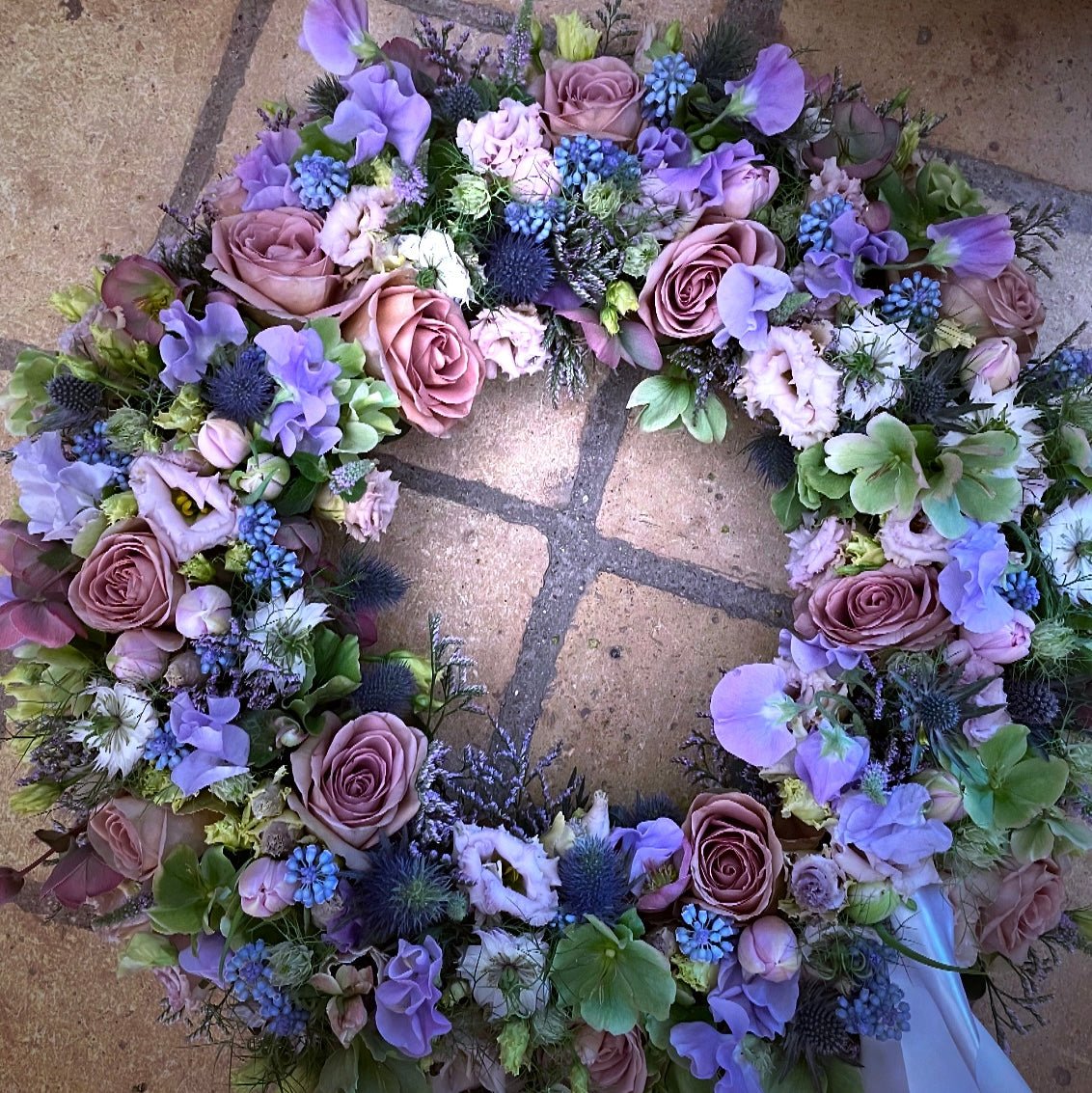 Krans - Frk. Mollies Blomsterværksted