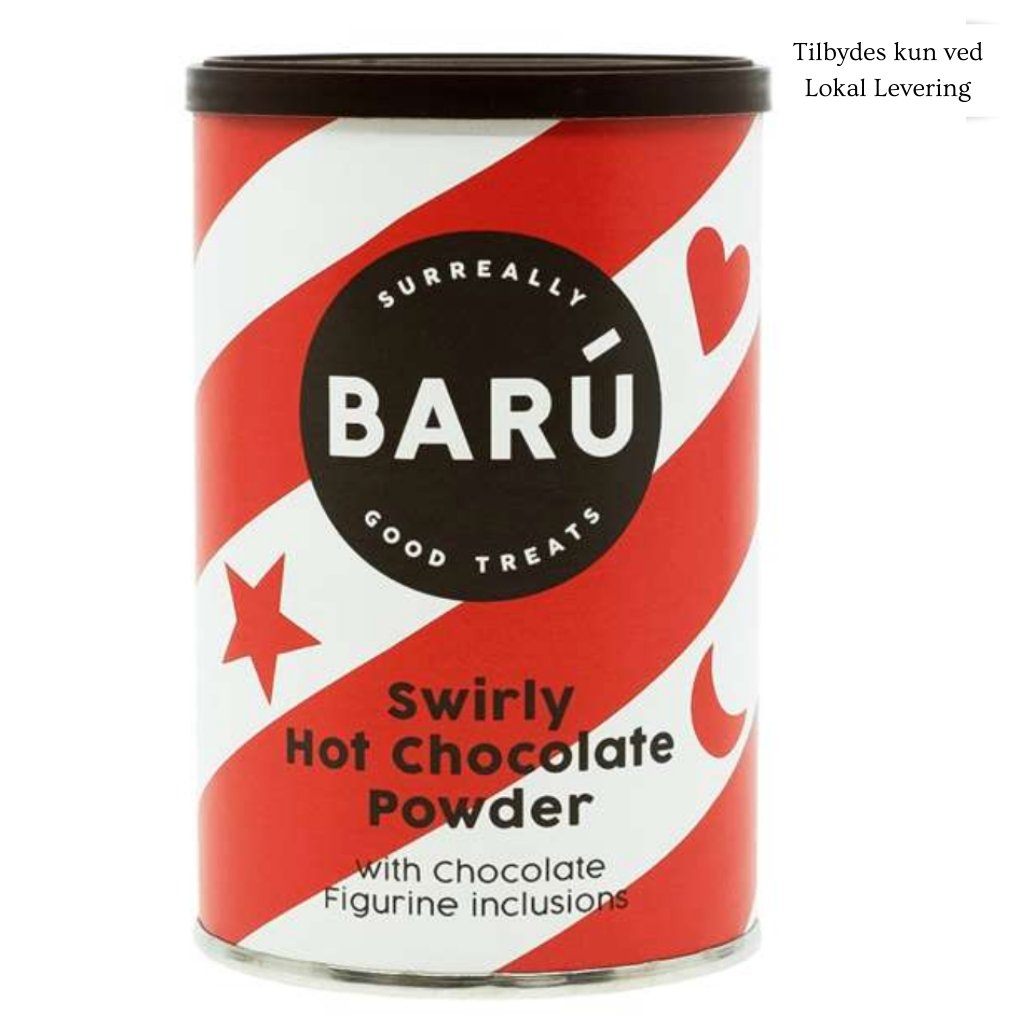 Barú 250 g Swirly Chocolate Powder & Figurines - Frk. Mollies Blomsterværksted