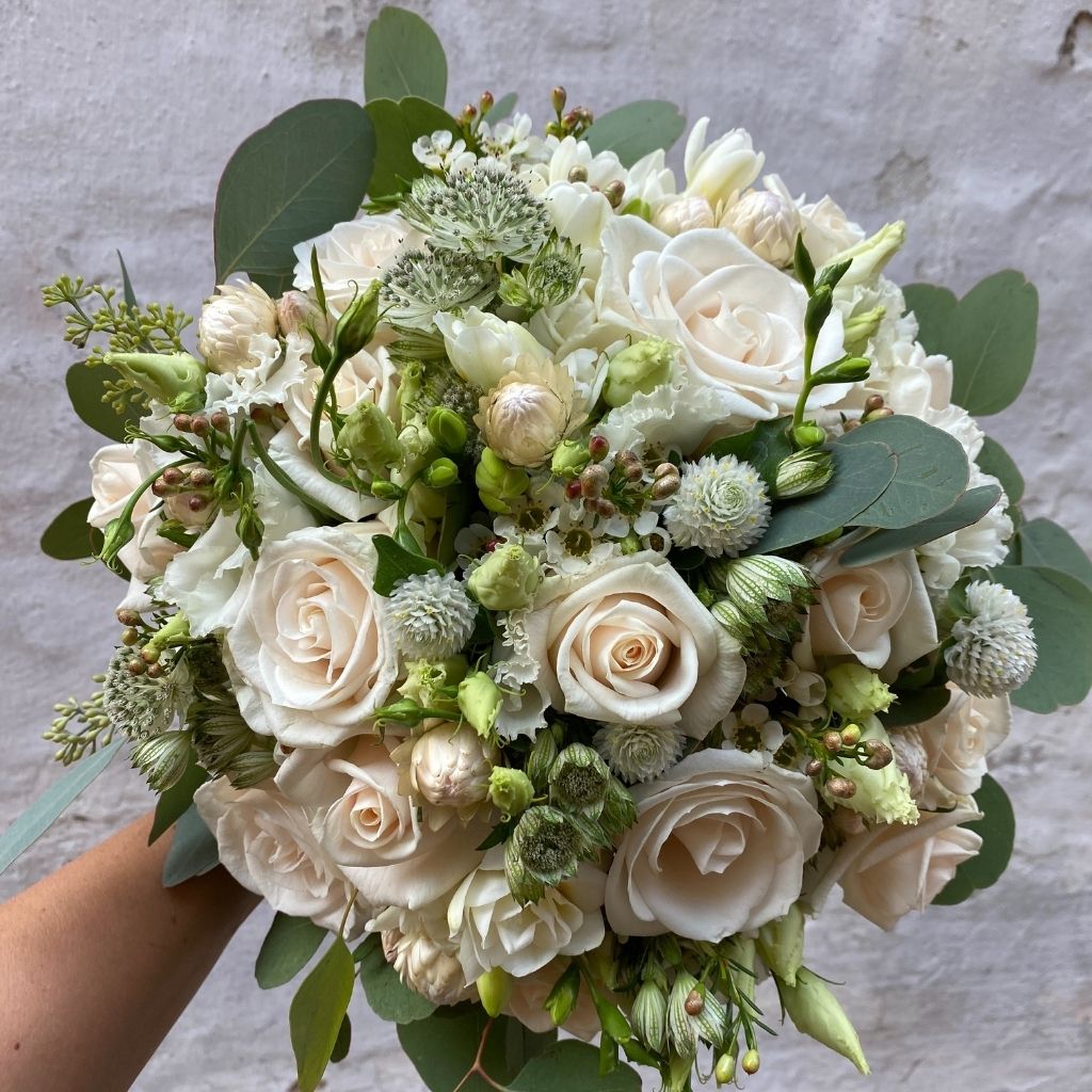 Brudebuket - Klassisk - Frk. Mollies Blomsterværksted