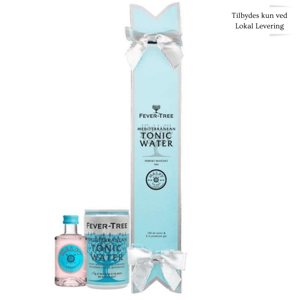 FEVER-TREE MEDITERRANEAN TONIC & MALFY ROSA GIN - Frk. Mollies Blomsterværksted