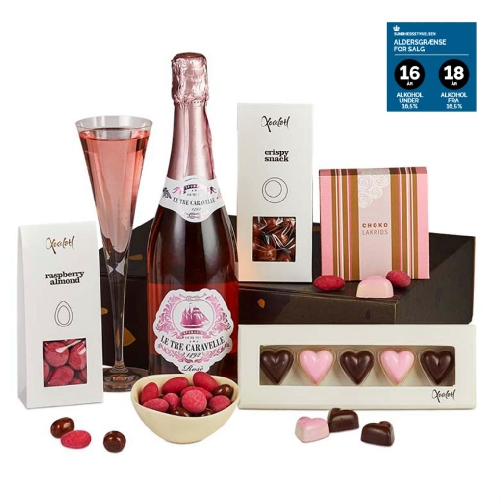 Frk. Mollies Skønne Gavekurv - Frk. Mollies Blomsterværksted