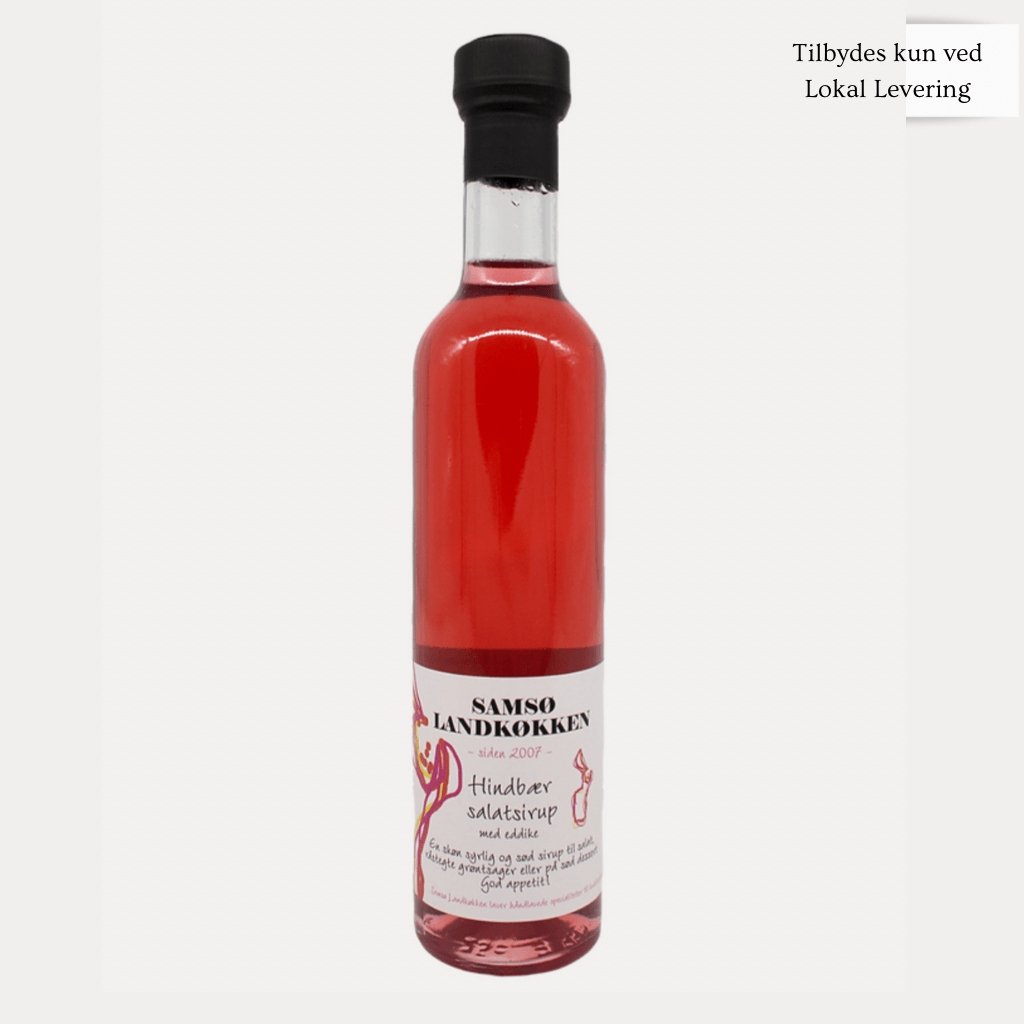 Samsø Landkøkken - Hindbær Salatsirup - Frk. Mollies Blomsterværksted
