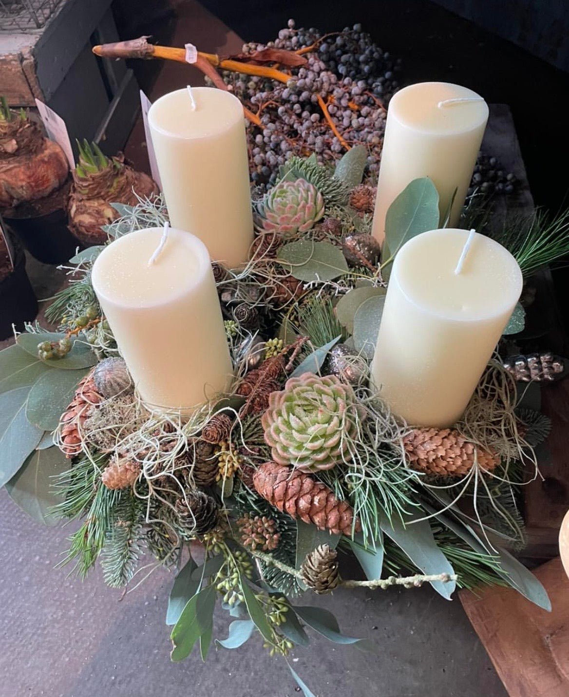 Adventskrans - Frk. Mollies Blomsterværksted