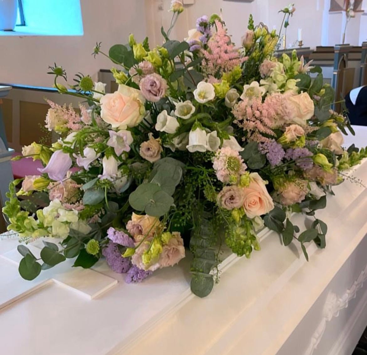 Kistedekoration - Frk. Mollies Blomsterværksted