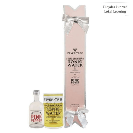 FEVER- TREE CRACKER MED PINK PEPPER GIN & INDIAN TONIC WATER - Frk. Mollies Blomsterværksted