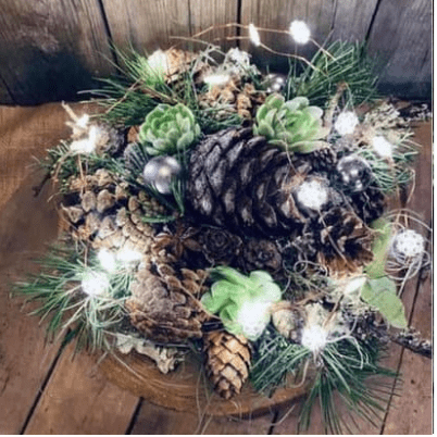 Juledekoration - Frk. Mollies Blomsterværksted