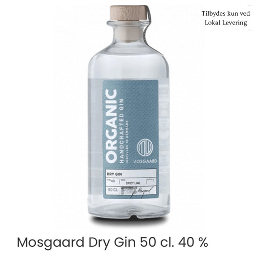Mosgaard Dry Gin 40 % 50 cl - Frk. Mollies Blomsterværksted
