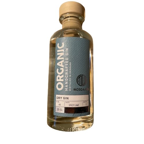 Mosgaard Organic Dry Gin 39,3%, 1x20 cl - Frk. Mollies Blomsterværksted