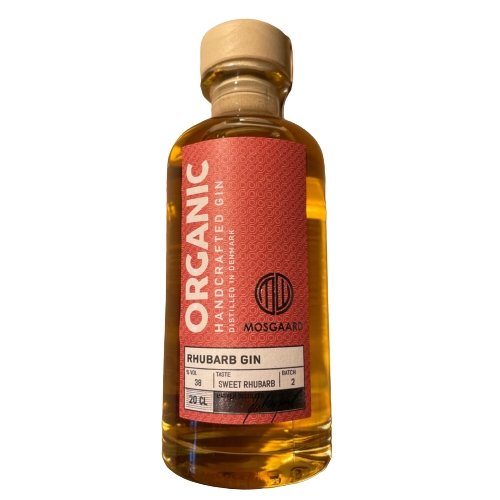 Mosgaard Organic Gin, Sweet Rhubarb 39,3%, 1x20 cl - Frk. Mollies Blomsterværksted