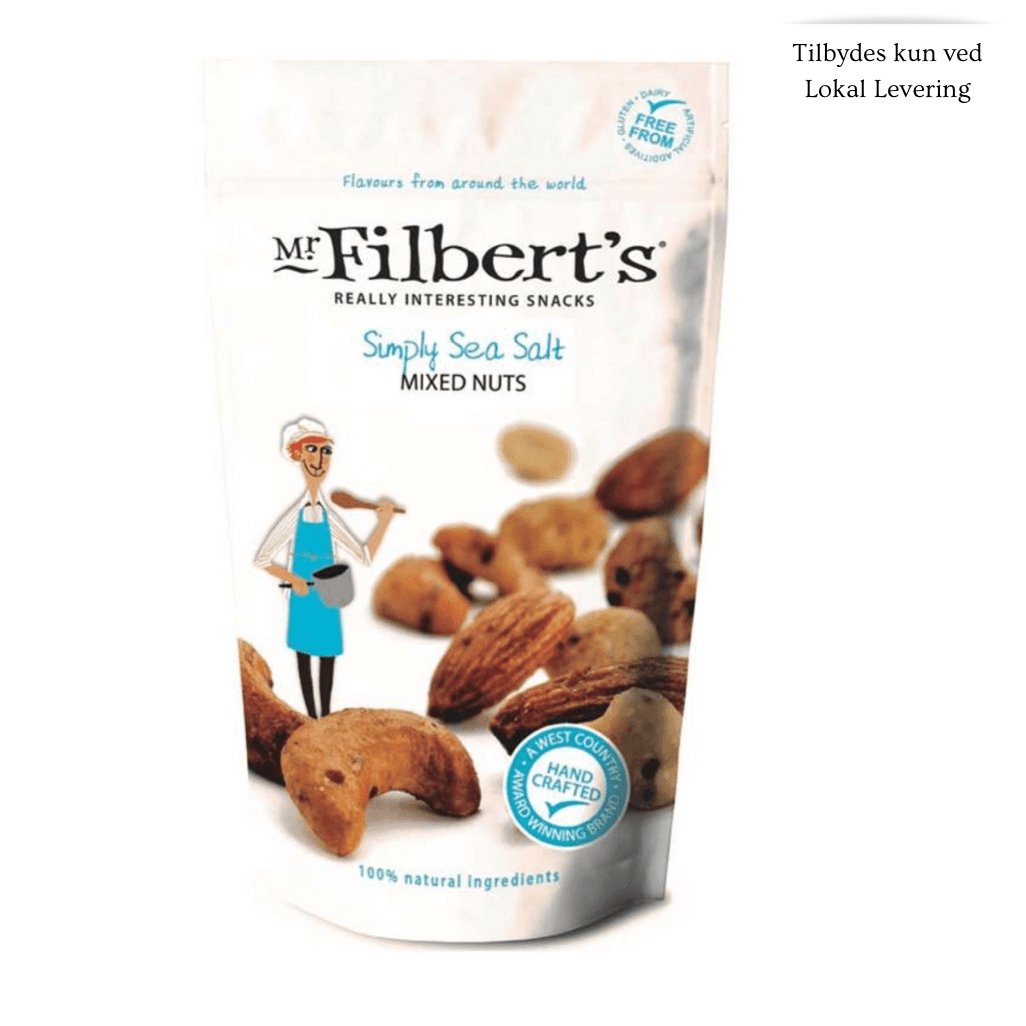 Mr. Filberts Simply Sea Salt Mixed Nuts 100 gr. - Frk. Mollies Blomsterværksted